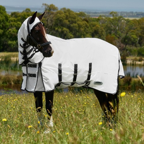 Weatherbeeta Comfitec Sweet Itch Shield Fly Sheet Combo