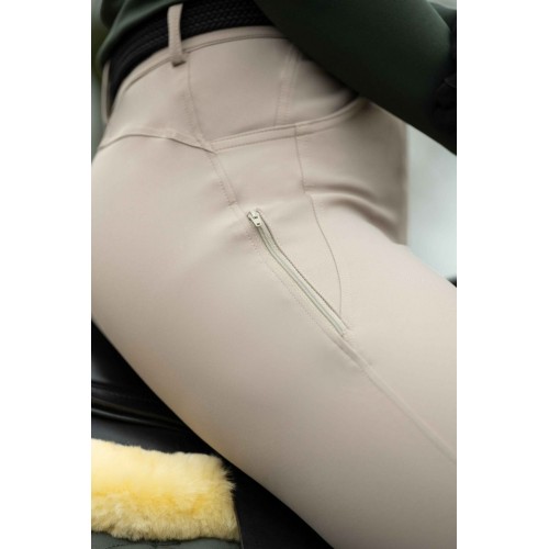 HKM Riding Breeches Ari Mid Rise Knee Grip