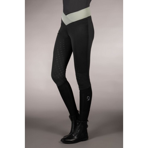 Lauria Garrelli SS26 Riding Tights Limone Full grip