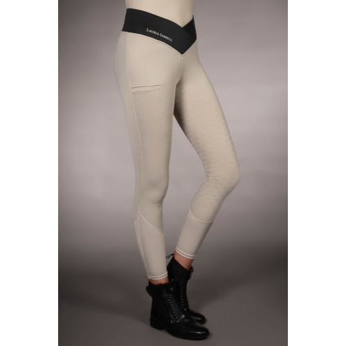 Lauria Garrelli SS26 Riding Tights Limone Full grip