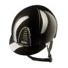 KEP Italia Cromo 2.0 Shine Black Polo Chrome Mirror Frame Subgrid Button Cristalli logo