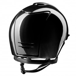 KEP Italia Cromo 2.0 Shine чёрный поло Chrome Mirror Frame Subgrid Button Cristalli логотип