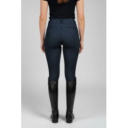 PS of Sweden SS26 бриджи Penny Pinstripe с коленной леей