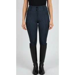 PS of Sweden SS26 бриджи Penny Pinstripe с коленной леей
