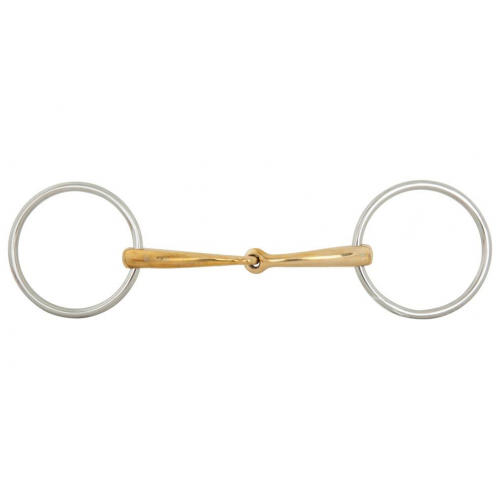 BR single jointed loose ring snaffle Soft Contact 14 mm Ø 70 mm
