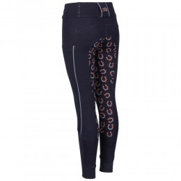 Harry's Horse SS26 бриджи Equitights Diva Mauvewood Denim с полной леей