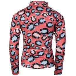 Harry's Horse SS26 рубашка Diva Mauvewood Horseshoe
