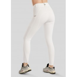 Montar SS26 MoLila бриджи Champagne Crystal Tape с Champagne Crystals белый F/G