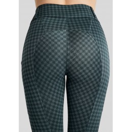 Montar SS26 MoHannah Allover Printed Houndstooth Pull-Ons Jade F/G