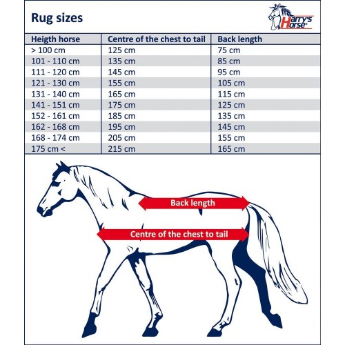 Harry's Horse Under Rug 200 g with Fleece Lining