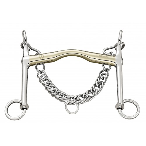 Sprenger HO Weymouth with low port, 16 mm, 70 mm shanks, SENSOGAN
