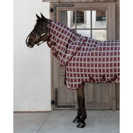 Kentucky попона All Weather водонепроницаемый Comfort 200g Bordeaux Check