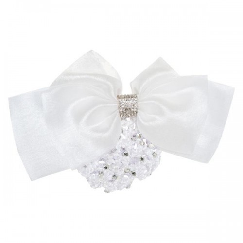 Imperial Riding SS26 Hair Bow with Net and Diamonds IRH