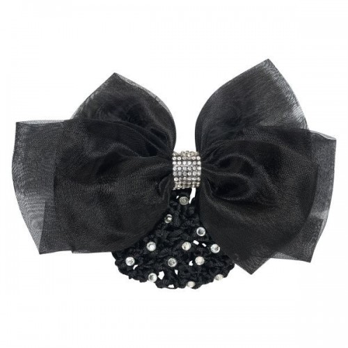 Imperial Riding SS26 Hair Bow with Net and Diamonds IRH