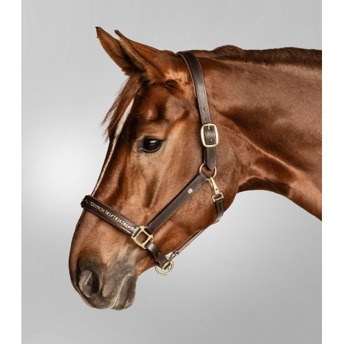 Waldhausen X-Line Leather Halter Crystal