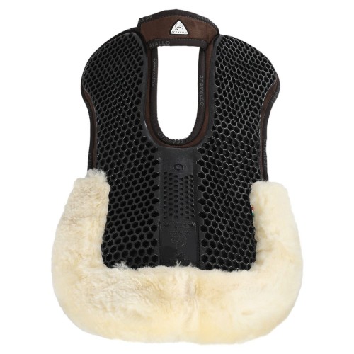 Acavallo Pad MF-S WFS Suède Sheepskin Hexagonaal Gel