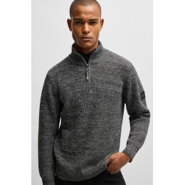 BOSS Equestrian FW25 мужской Troyer свитер
