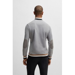 BOSS Equestrian FW25 мужской Troyer свитер