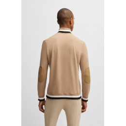 BOSS Equestrian FW25 мужской Troyer свитер