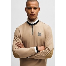 BOSS Equestrian FW25 мужской Troyer свитер
