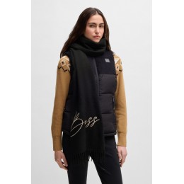 BOSS Equestrian FW25 Soft логотип Scarf