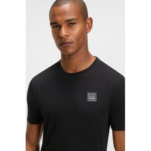 BOSS Equestrian SS26 Men's T-shirt Pierce Patch
