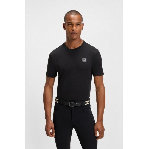 BOSS Equestrian SS26 Men's T-shirt Pierce Patch