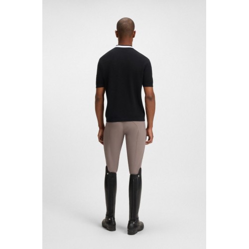 BOSS Equestrian SS26 Men's Knitwear Polo Rice Joshua