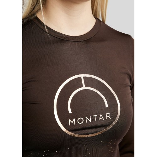Montar FW25 MoNille Long sleeve with rose gold print