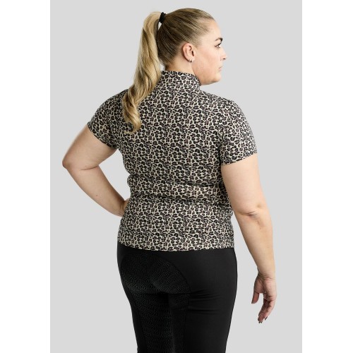 Montar Curve MoLeonora Leo-Printed Short Sleeve