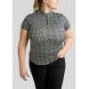 Montar Curve MoLeonora Leo-Printed Short Sleeve