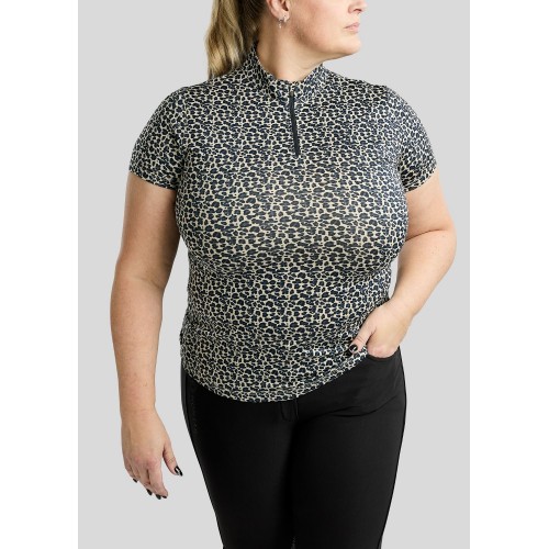 Montar Curve MoLeonora Leo-Printed Short Sleeve