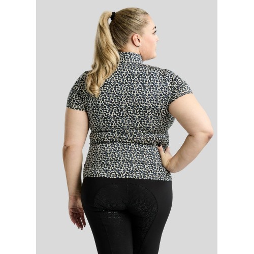 Montar Curve MoLeonora Leo-Printed Short Sleeve