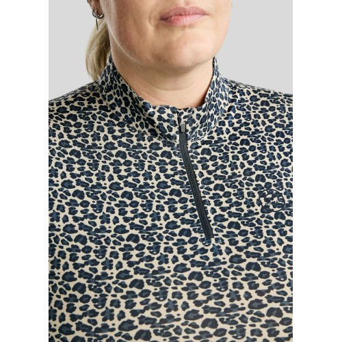 Montar Curve MoLeonora Leo-Printed Short Sleeve