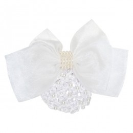 Imperial Riding SS26 Hair Bow с из сетки и Pearls IRH
