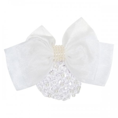 Imperial Riding SS26 Hair Bow with Net and Pearls IRH