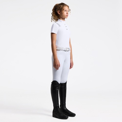 Cavalleria Toscana SS26 CT Jersey Pleated S/S Girls' Competition Shirt