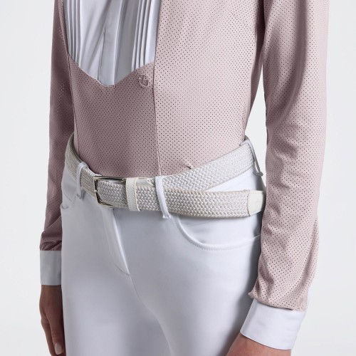 Cavalleria Toscana SS26 American L/S Perforated Women's Competition Shirt