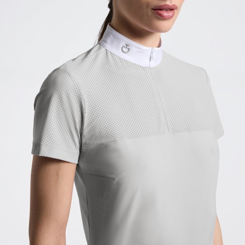 Cavalleria Toscana SS26 CT Perforated Jersey Inserts S/S Ladies Competition Shirt
