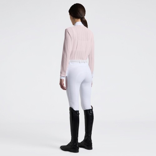Cavalleria Toscana SS26 CT L/S Jacquard Jersey Ladies Competition Shirt