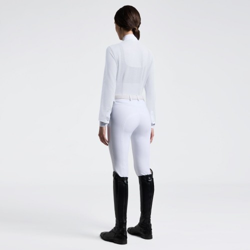 Cavalleria Toscana SS26 CT Perforated Insert L/S Women's Competition Shirt