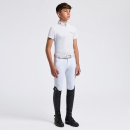 Cavalleria Toscana FW25 CT джерси S/S молнией для мальчиков' турнирная рубашка