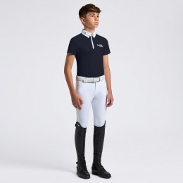 Cavalleria Toscana FW25 CT джерси S/S молнией для мальчиков' турнирная рубашка