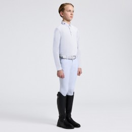 Cavalleria Toscana FW25 CT L/S джерси w/Insert Print логотип для мальчиков' турнирная рубашка