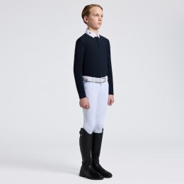Cavalleria Toscana FW25 CT L/S джерси w/Insert Print логотип для мальчиков' турнирная рубашка
