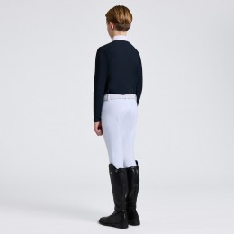 Cavalleria Toscana FW25 CT L/S джерси w/Insert Print логотип для мальчиков' турнирная рубашка