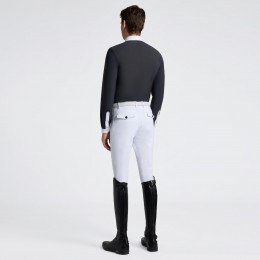 Cavalleria Toscana SS26 CT джерси Pocket с длинным рукавом мужской турнирная рубашка