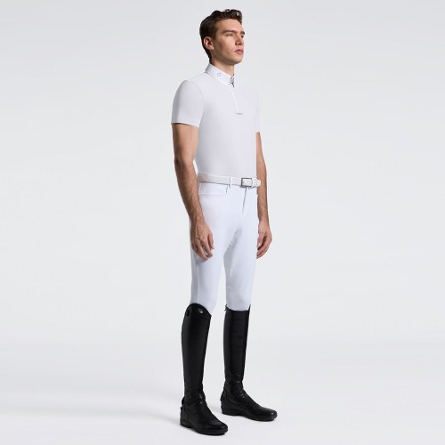 Cavalleria Toscana SS26 CT Jersey Zip S/S Men's Competition Shirt
