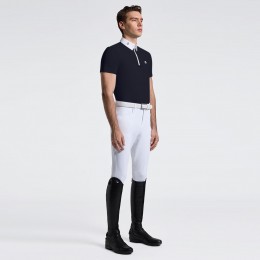 Cavalleria Toscana SS26 CT джерси молнией S/S мужской турнирная рубашка