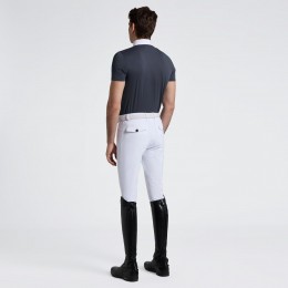 Cavalleria Toscana SS26 CT джерси с коротким рукавом молнией мужской турнирная рубашка